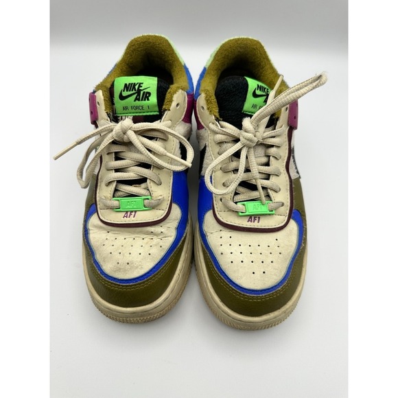 Nike Shoes Air Force 1 Womens 7 Shadow SE Cactus Flower Retro Street Chunky - Picture 6 of 8